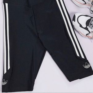 Fakten side logo legging short - adidas Originals